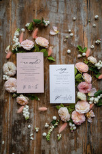 Zaproszenia ślubne Natura Zaproszenia na Ślub boho kwiaty Romantyczne zaproszenia ślubne 4