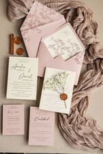 Zaproszenia ślubne Natura rustykalne zaproszenia ślubne Gipsówka naturalna zaproszenia na ślub, zaproszenie na ślub z suszoną gipsówką, zaproszenia ślubne z suszkami10