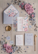 Zaproszenia ślubne Natura zaproszenia na ślub ręcznie robione, rustykalne boho kwiaty1