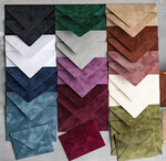 Zaproszenia ślubne dodatkowe koperty bileciki welurowa koperta różne kolory, elegancka welurowa koperta do zaproszeń ślubnych0