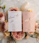 Zaproszenia ślubne Złote Glamour złote zaproszenia ślubne wykonywane ręcznie styl glamour w kolorystyce pudrowego różu i złota30