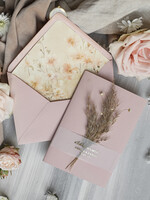 Zaproszenia ślubne Złote Glamour Oryginalne Zaproszenia Na Ślub Idealne Na Wesele W Plenerze, Eleganckie Zaproszenie Ślubne Z Trawą Pampasową, Złote Zaproszenia Na Ślub I Wesele, Trawa Pampasowa Na Zaproszeniach Ślubnych7