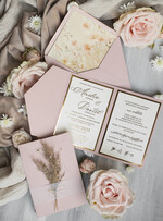 Zaproszenia ślubne Złote Glamour Oryginalne Zaproszenia Na Ślub Idealne Na Wesele W Plenerze, Eleganckie Zaproszenie Ślubne Z Trawą Pampasową, Złote Zaproszenia Na Ślub I Wesele, Trawa Pampasowa Na Zaproszeniach Ślubnych9