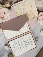 Zaproszenia ślubne Złote Glamour Oryginalne Zaproszenia Na Ślub Idealne Na Wesele W Plenerze, Eleganckie Zaproszenie Ślubne Z Trawą Pampasową, Złote Zaproszenia Na Ślub I Wesele, Trawa Pampasowa Na Zaproszeniach Ślubnych10