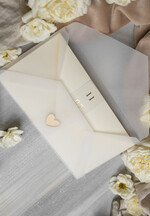 Zaproszenia ślubne Złote Glamour eleganckie złote zaproszenia ślubne, delikatne zaproszenie na ślub, zaproszenie ślubne w stylu glamour, złote litery na zaproszeniach ślubnych, zaproszenia ślubne składane w kopertę 8