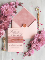 Zaproszenia ślubne Złote Glamour Ekskluzywne  Minimalistyczne zaproszenia ślubne, Welurowe zaproszenie ślubne Nowoczesne zaproszenie na ślub Welur1