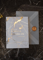 Zaproszenia ślubne Złote Glamour złote zaproszenia ślubne marmur złocone zaproszenia na ślub błyszczące marmurkowe2