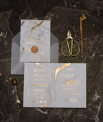 Zaproszenia ślubne Złote Glamour złote zaproszenia ślubne marmur złocone zaproszenia na ślub błyszczące marmurkowe3