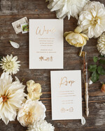 Zaproszenia ślubne Złote Glamour zaproszenia na ślub cywilny, glamour błyszczące złote napisy. Nowoczesne zaproszenia na ślub 2