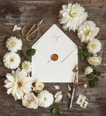 Zaproszenia ślubne Złote Glamour zaproszenia na ślub cywilny, glamour błyszczące złote napisy. Nowoczesne zaproszenia na ślub 3