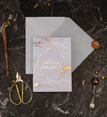 Zaproszenia ślubne Złote Glamour złote zaproszenia ślubne marmur geometryczne złocone zaproszenie na ślub marmurkowe1