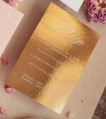 Zaproszenia ślubne Złote Glamour zaproszenie ślubne na lustrze ,złote zaproszenia ślubne z lustrzanym monogramem, różowe zaproszenie na ślub złocone, zaoriszenia na slub cywilny pudrowy róż  2