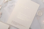 Zaproszenia ślubne Złote Glamour minimalistyczne złote zaproszenia na ślub w delikatnej kolorystyce przeźroczysta koperta14
