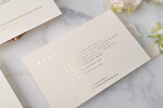 Zaproszenia ślubne Złote Glamour minimalistyczne złote zaproszenia na ślub w delikatnej kolorystyce przeźroczysta koperta16