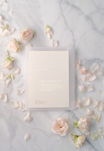 Zaproszenia ślubne Złote Glamour minimalistyczne złote zaproszenia na ślub w delikatnej kolorystyce przeźroczysta koperta9