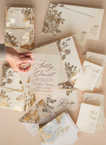 Zaproszenia ślubne Złote Glamour złote zaproszenia ślubne, złote naproszenia na slub, zaproszenia slubne z welurem, zaproszenia slubne glamour5