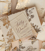 Zaproszenia ślubne Złote Glamour złote zaproszenia ślubne, złote naproszenia na slub, zaproszenia slubne z welurem, zaproszenia slubne glamour9