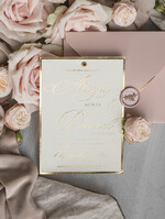 Zaproszenia ślubne Złote Glamour najpiękniejsze zaproszenia ślubne, złote glamour13