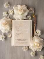 Zaproszenia ślubne Złote Glamour zaproszenia ślubne ręcznie robione, klasyczne złote i błyszczące2