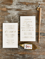 Zaproszenia ślubne Złote Glamour zaproszenia ślubne ręcznie robione, złote glamour1