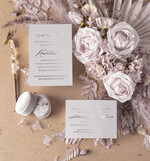 Zaproszenia ślubne Złote Glamour eleganckie zaproszenia ślubne z welurem nadruk na pleksie  4