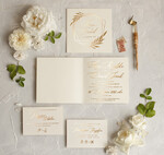 Zaproszenia ślubne Złote Glamour Złote  Minimalistyczne zaproszenia ślubne,  proste złocone zaproszenie ślubne Nowoczesne zaproszenie na ślub1