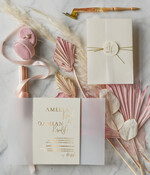 Zaproszenia ślubne Złote Glamour robione ręcznie zaproszenia ślubne, glamour złote i srebrne2