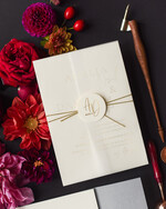 Zaproszenia ślubne Złote Glamour zaproszenia na ślub ręcznie robione, glamour błyszczące złote2