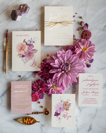 Zaproszenia ślubne Złote Glamour unikatowe zaproszenia ślubne glamour błyszczące złote litery zaproszenia na ślub z daliami 6