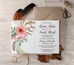 Zaproszenia ślubne Boho  modne zaproszenia na ślub, w stylu boho1