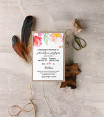 Zaproszenia ślubne Boho  nietypowe zaproszenia na ślub, weselne boho2