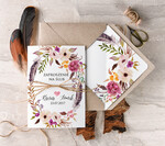 Zaproszenia ślubne Boho  zaproszenia na ślub w plenerze, boho styl kwiatowy elegancki0