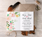 Zaproszenia ślubne Boho  boho zaproszenia ślubne kwiaty idealne na  romantyczne  wesele1