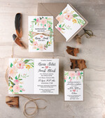 Zaproszenia ślubne Boho  boho zaproszenia ślubne kwiaty idealne na  romantyczne  wesele3