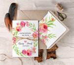 Zaproszenia ślubne Boho  kartki ślubne ręcznie robione, pasujace do boho bukietu0