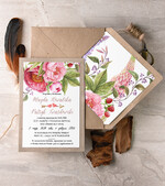 Zaproszenia ślubne Boho  modne zaproszenia ślubne, idealne do boho stylizacji1