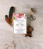 Zaproszenia ślubne Boho  modne zaproszenia ślubne, idealne do boho stylizacji2