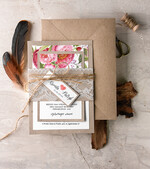 Zaproszenia ślubne Boho  modne zaproszenia ślubne, idealne do boho stylizacji3