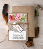 Zaproszenia ślubne Boho  modne zaproszenia ślubne, idealne do boho stylizacji4