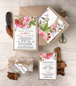 Zaproszenia ślubne Boho  modne zaproszenia ślubne, idealne do boho stylizacji0