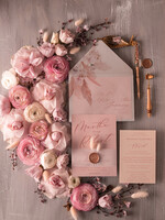 Zaproszenia ślubne Boho  Boho zaproszenia ślubne Trawa Pampasowa  zaproszenie na ślub Proste  Zaproszenia na Ślub z lakiem4