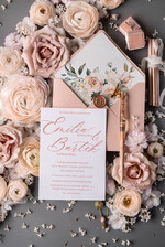 Zaproszenia ślubne Boho  zaproszenia ślubne boho jednkokartkowe zaproszenie na ślub rustykalny 3