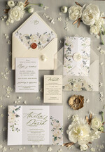 Zaproszenia ślubne Boho  Boho zaproszenia ślubne romantyczne Kremowe Róże  zaproszenie na ślub rustykalne  Zaproszenia na Ślub0