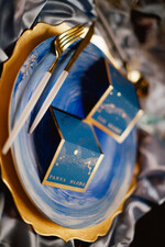 Winietki glamour winietki ślubne wizytówki na stół weselny, rose gold lub złote0