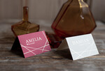 Winietki glamour winietki ślubne wizytówki dla gości weselnych, złote lub srebrne napisy6
