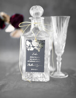 Zawieszki na butelki glamour zawieszki na alkohole weselne, złote z dowolną treścią3