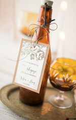 Zawieszki na butelki glamour etykieta na wódkę weselną, glamour z waszą treścią1