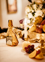 Zawieszki na butelki glamour zawieszki na alkohole weselne, glamour z waszą treścią0