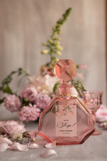 Zawieszki na butelki glamour zawieszka etykieta na alkohole weselne, złote z waszą treścią0