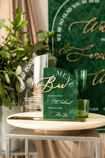 Menu glamour eleganckie menu weselne, welurowe menu weselne, karty dań na stoły weselne, dekoracja stołów weselnych, dekoracja na stołach weselnych, karta drinków3